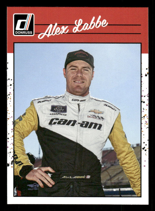 Alex Labbe 2023 Panini Donruss Racing Retro 1990 Base Front of Card