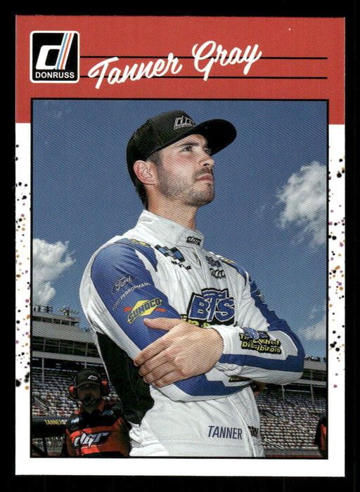 Tanner Gray 2023 Panini Donruss Racing Retro 1990 Base Front of Card