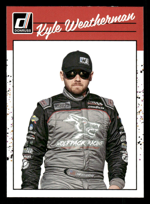 Kyle Weatherman 2023 Panini Donruss Racing Retro 1990 Base Front of Card