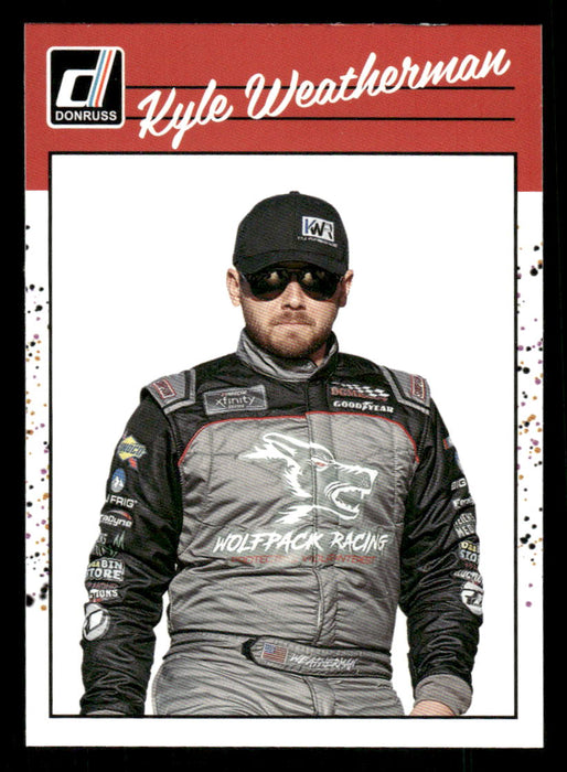 Kyle Weatherman 2023 Panini Donruss Racing Retro 1990 Base Front of Card