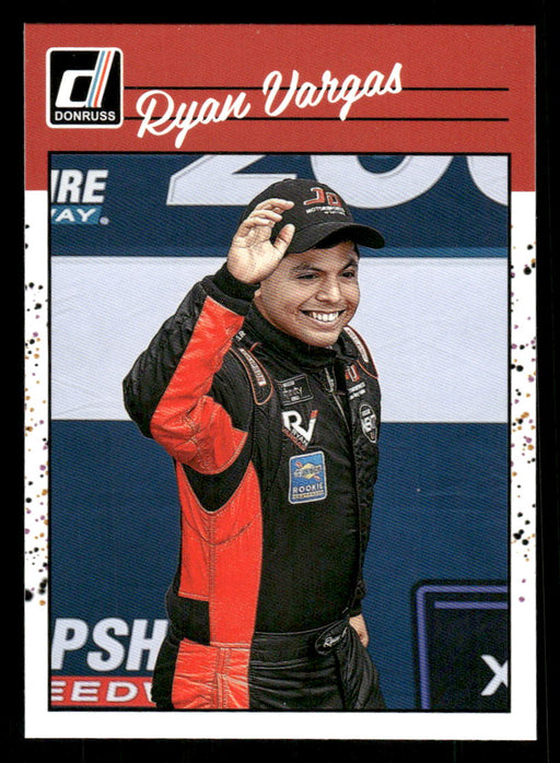 Ryan Vargas 2023 Panini Donruss Racing Retro 1990 Base Front of Card
