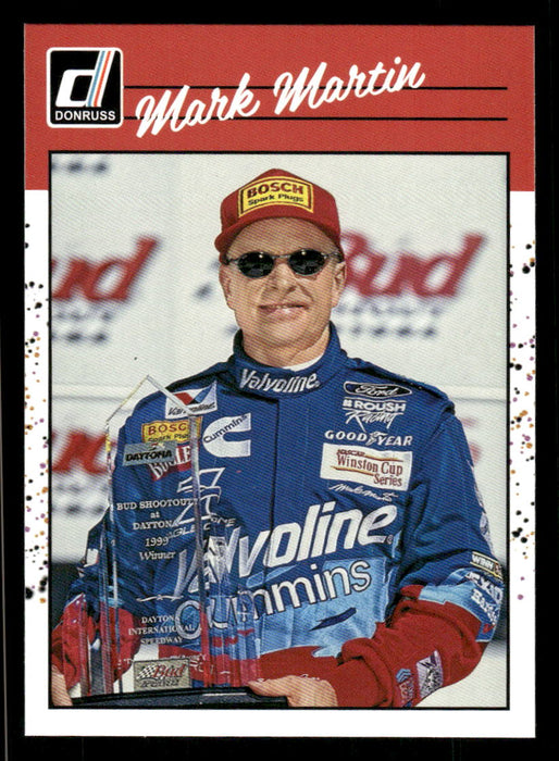 Mark Martin 2023 Panini Donruss Racing Retro 1990 Base Front of Card