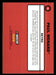 Paul Menard 2023 Panini Donruss Racing Retro 1990 Base Back of Card