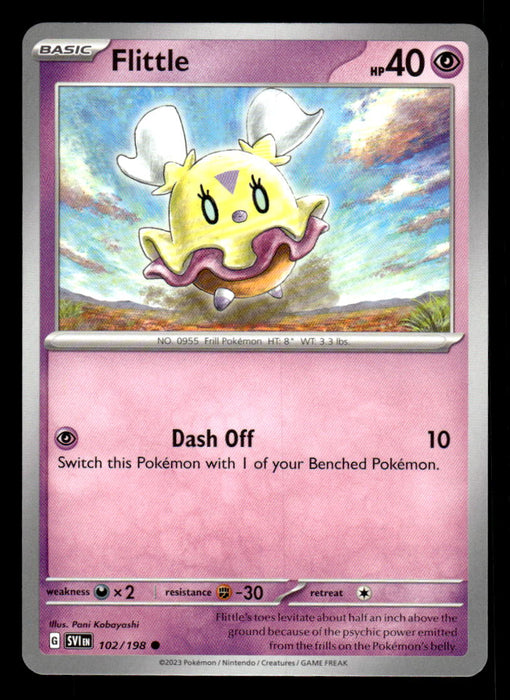 Flittle Pokemon TCG Scarlet and Violet Base Set Front of Card