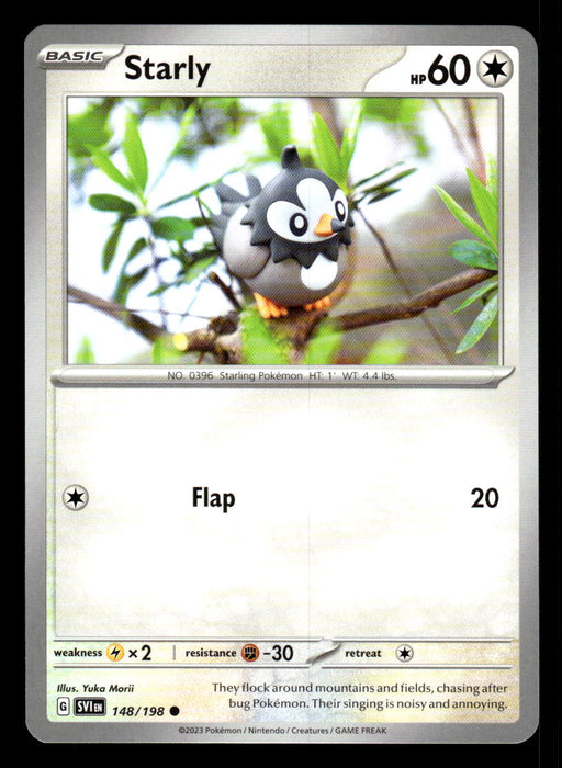 Starly Pokemon TCG Scarlet and Violet Base Set Front of Card