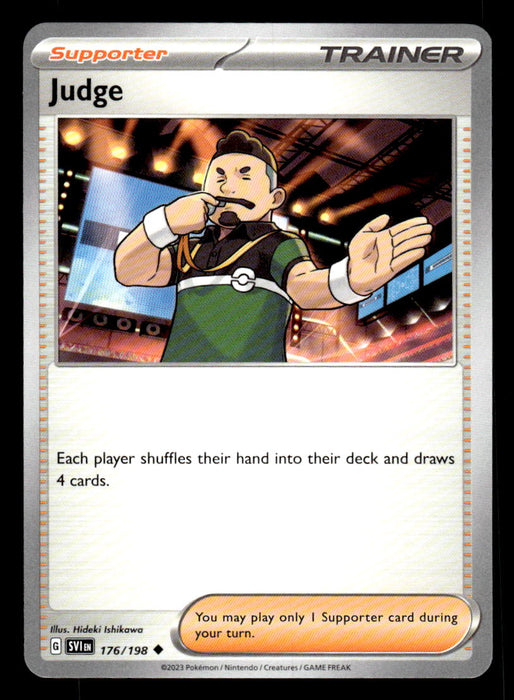 Judge Pokemon TCG Scarlet and Violet Base Set Front of Card