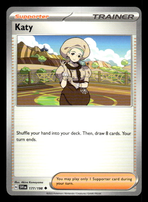 Katy Pokemon TCG Scarlet and Violet Base Set Front of Card