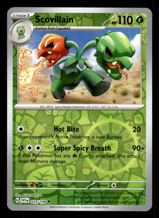 scovillain pokemon card - 202/198 - Scarlet & Violet - Illustrator Rare this attack does 90 more damage. Mega scovillain - Finlazy