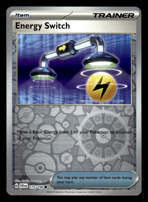 Energy Switch Pokemon TCG Scarlet and Violet Reverse Holo Front of Card