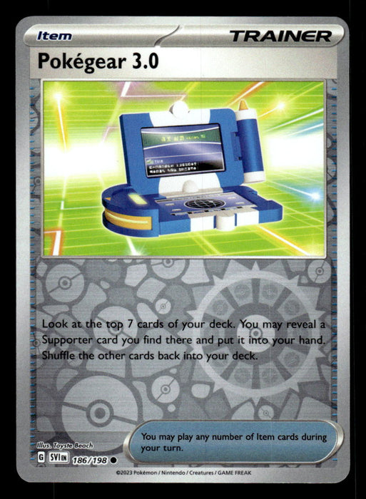 Pokegear 3.0 Pokemon TCG Scarlet and Violet Reverse Holo Front of Card