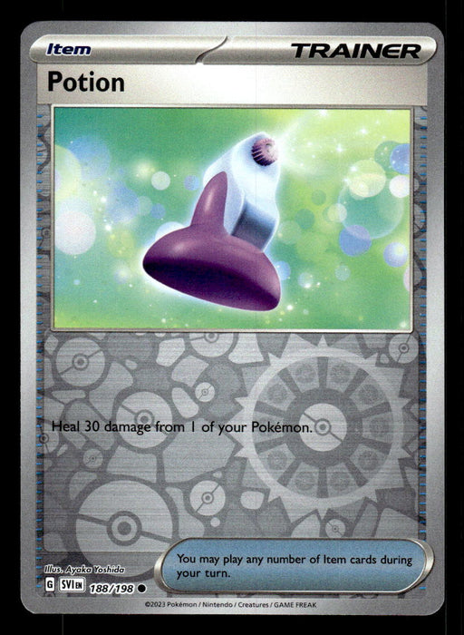 Potion Pokemon TCG Scarlet and Violet Reverse Holo Front of Card