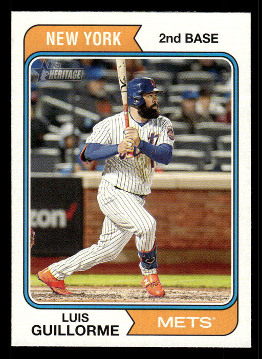 Luis Guillorme 2023 Topps Heritage Baseball Base Front of Card