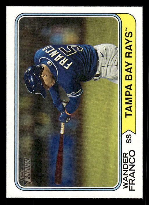 Wander Franco 2023 Topps Heritage Baseball Base Front of Card