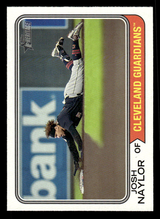 Josh Naylor 2023 Topps Heritage Baseball Base Front of Card