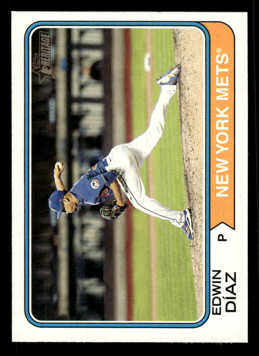 Edwin Díaz 2023 Topps Heritage Baseball Base Front of Card
