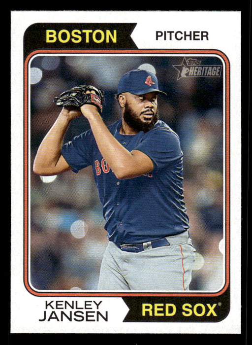 Kenley Jansen 2023 Topps Heritage Baseball Base Front of Card