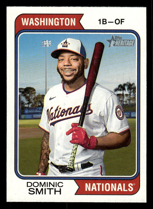 Dominic Smith 2023 Topps Heritage Baseball Base Front of Card