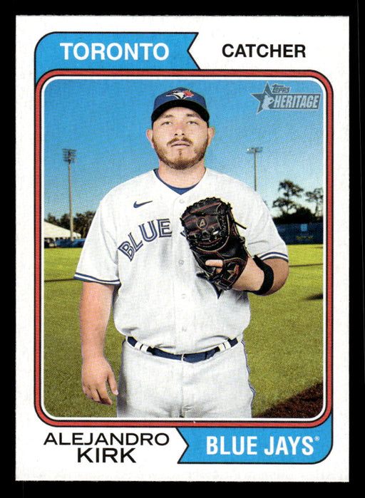 Alejandro Kirk 2023 Topps Heritage Baseball Base Front of Card