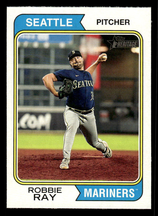 Robbie Ray 2023 Topps Heritage Baseball Base Front of Card