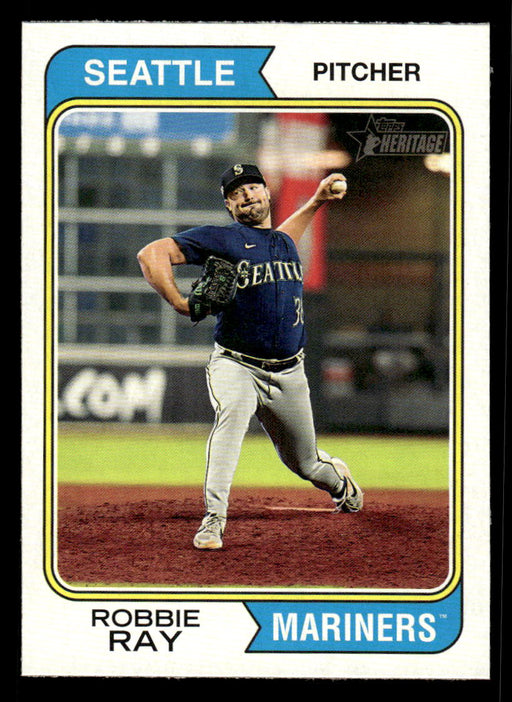 Robbie Ray 2023 Topps Heritage Baseball Base Front of Card