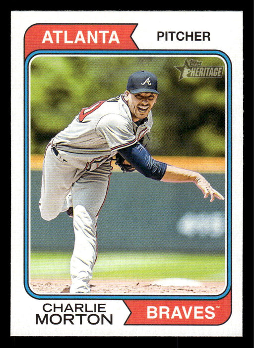 Charlie Morton 2023 Topps Heritage Baseball Base Front of Card
