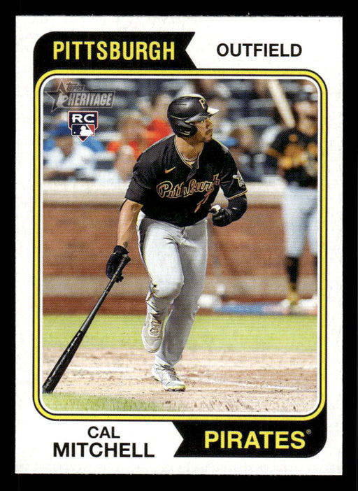 Cal Mitchell 2023 Topps Heritage Baseball Base Front of Card