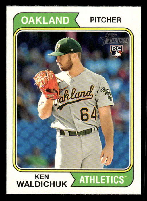 Ken Waldichuk 2023 Topps Heritage Baseball Base Front of Card