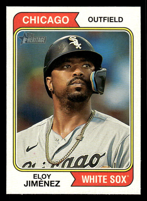Eloy Jiménez 2023 Topps Heritage Baseball Base Front of Card