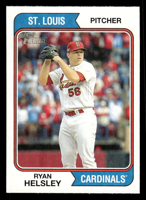 Ryan Helsley 2023 Topps Heritage Baseball Base Front of Card