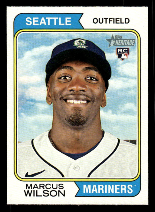 Marcus Wilson 2023 Topps Heritage Baseball Base Front of Card