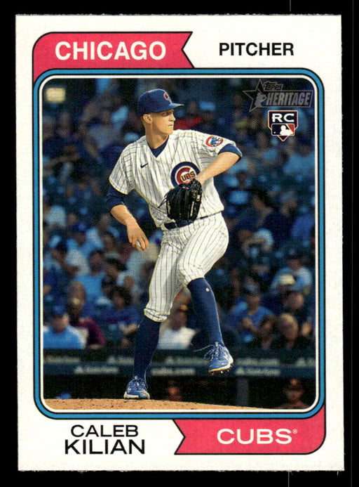 Caleb Kilian 2023 Topps Heritage Baseball Base Front of Card