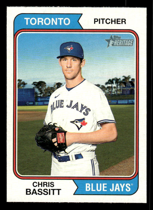 Chris Bassitt 2023 Topps Heritage Baseball Base Front of Card