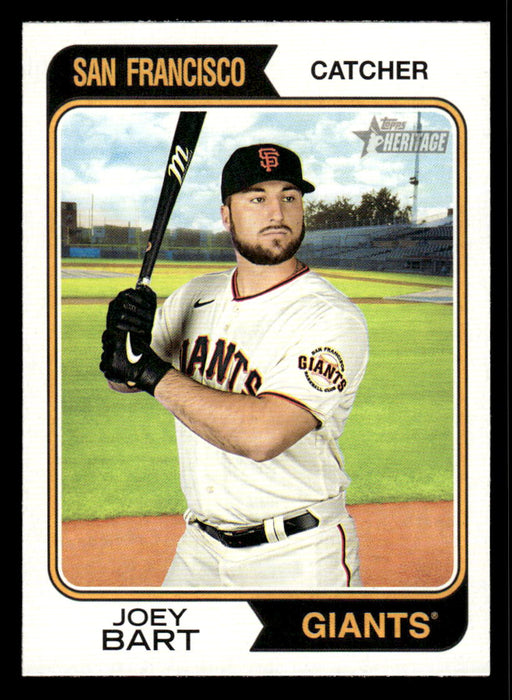 Joey Bart 2023 Topps Heritage Baseball Base Front of Card