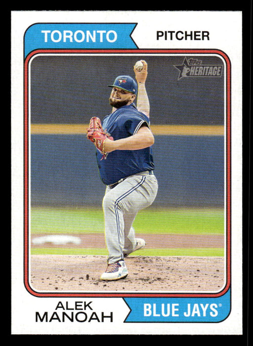 Alek Manoah 2023 Topps Heritage Baseball Base Front of Card