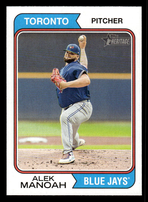 Alek Manoah 2023 Topps Heritage Baseball Base Front of Card