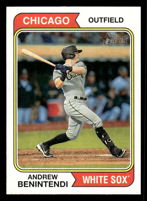 Andrew Benintendi 2023 Topps Heritage Baseball Base Front of Card