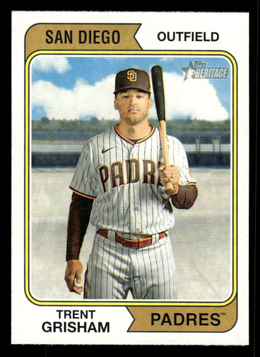 Trent Grisham 2023 Topps Heritage Baseball Base Front of Card