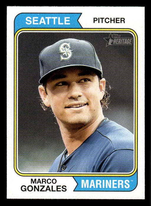 Marco Gonzales 2023 Topps Heritage Baseball Base Front of Card