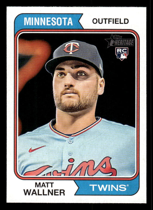 Matt Wallner 2023 Topps Heritage Baseball Base Front of Card