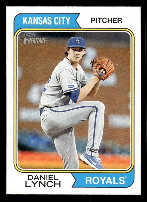 Daniel Lynch 2023 Topps Heritage Baseball Base Front of Card
