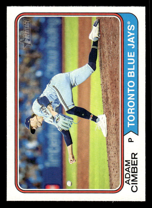 Adam Cimber 2023 Topps Heritage Baseball Base Front of Card
