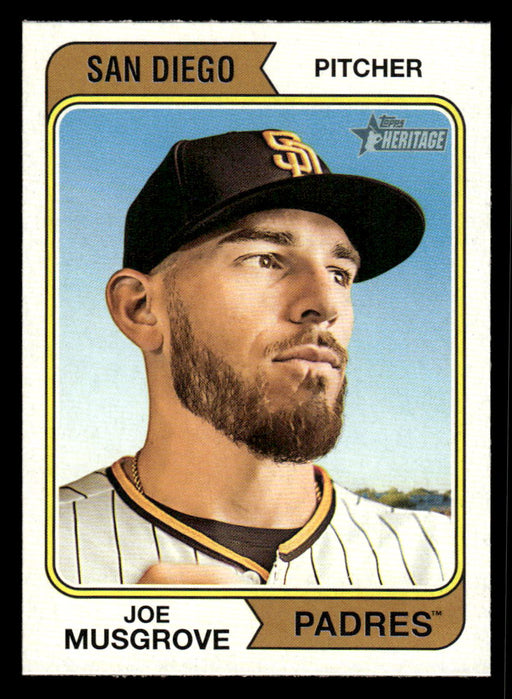 Joe Musgrove 2023 Topps Heritage Baseball Base Front of Card