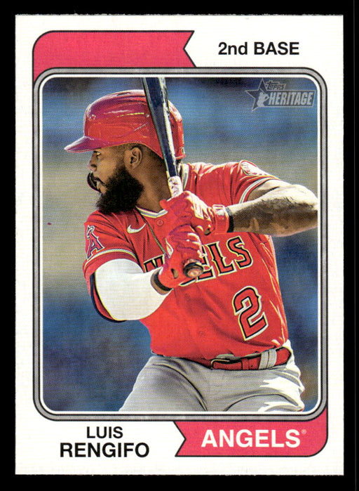 Luis Rengifo 2023 Topps Heritage Baseball Base Front of Card
