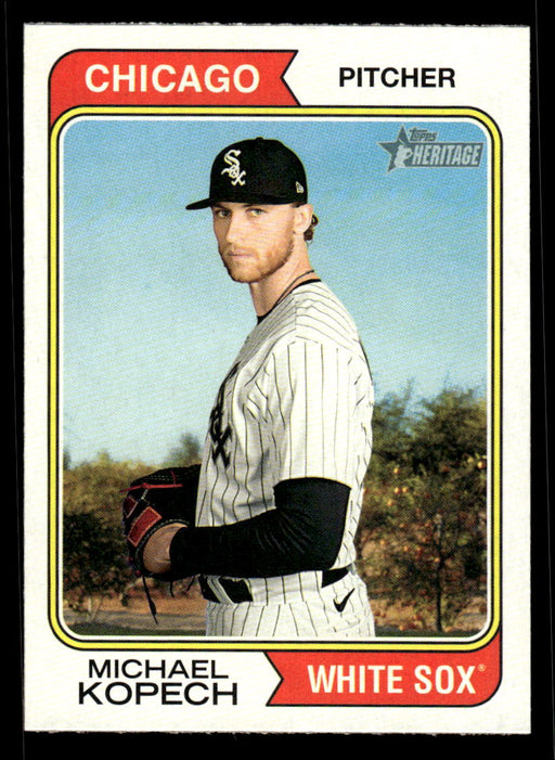 Michael Kopech 2023 Topps Heritage Baseball Base Front of Card