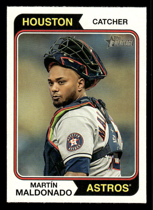Martín Maldonado 2023 Topps Heritage Baseball Base Front of Card