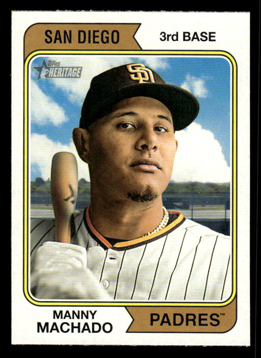 Manny Machado 2023 Topps Heritage Baseball Base Front of Card