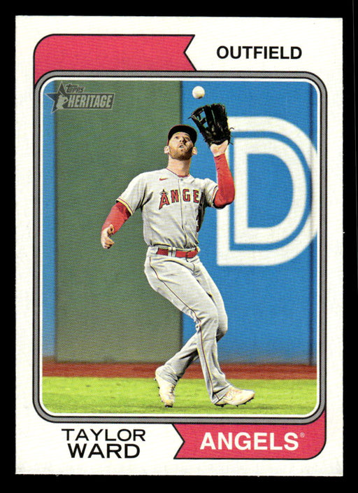 Taylor Ward 2023 Topps Heritage Baseball Base Front of Card