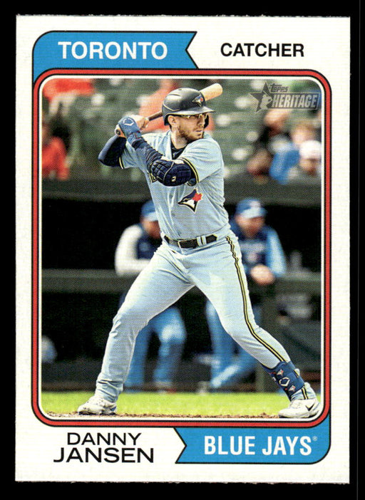 Danny Jansen 2023 Topps Heritage Baseball Base Front of Card