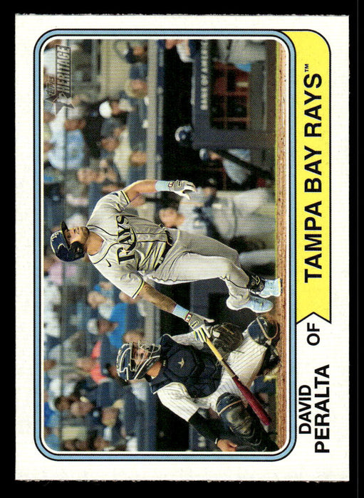 David Peralta 2023 Topps Heritage Baseball Base Front of Card