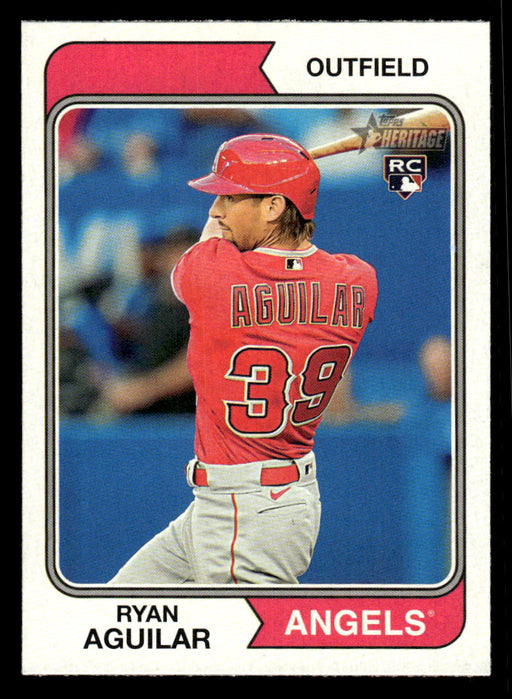 Ryan Aguilar 2023 Topps Heritage Baseball Base Front of Card